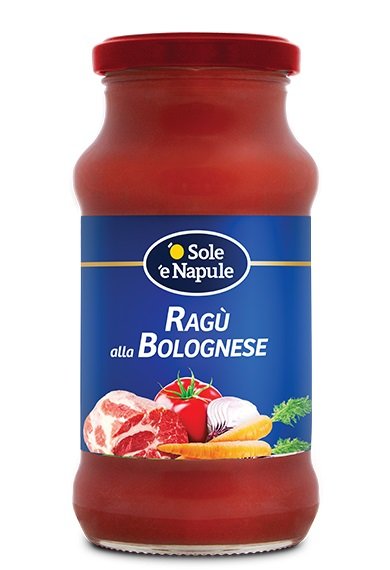 O'Sole e Napule Sos pomidorowy Bolognese włoski pomidory z mięsem i warzywami w butelce 350g