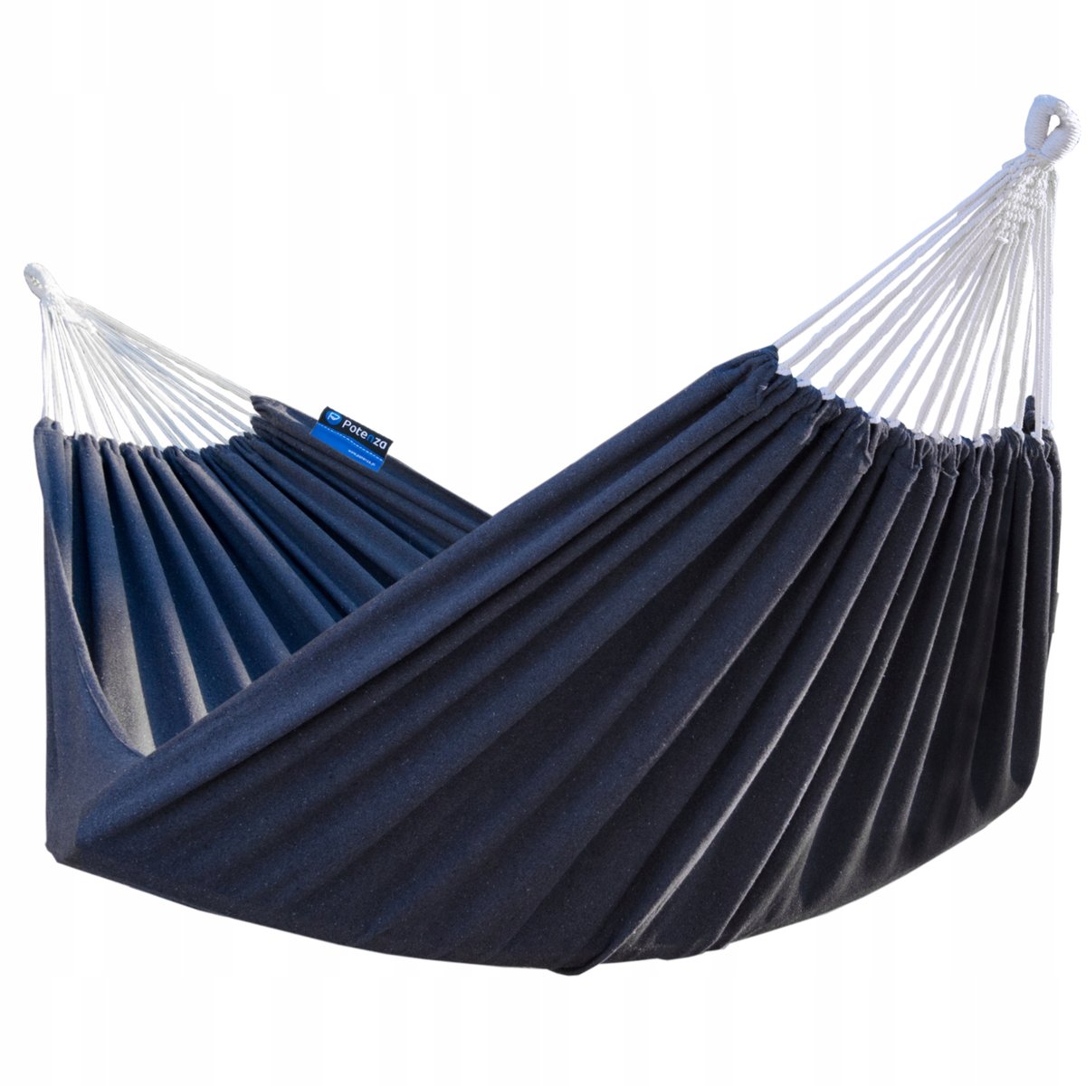 POTENZA Hamak ogrodowy dwuosobowy ROMA XL 220x160cm, hamak na taras balkon