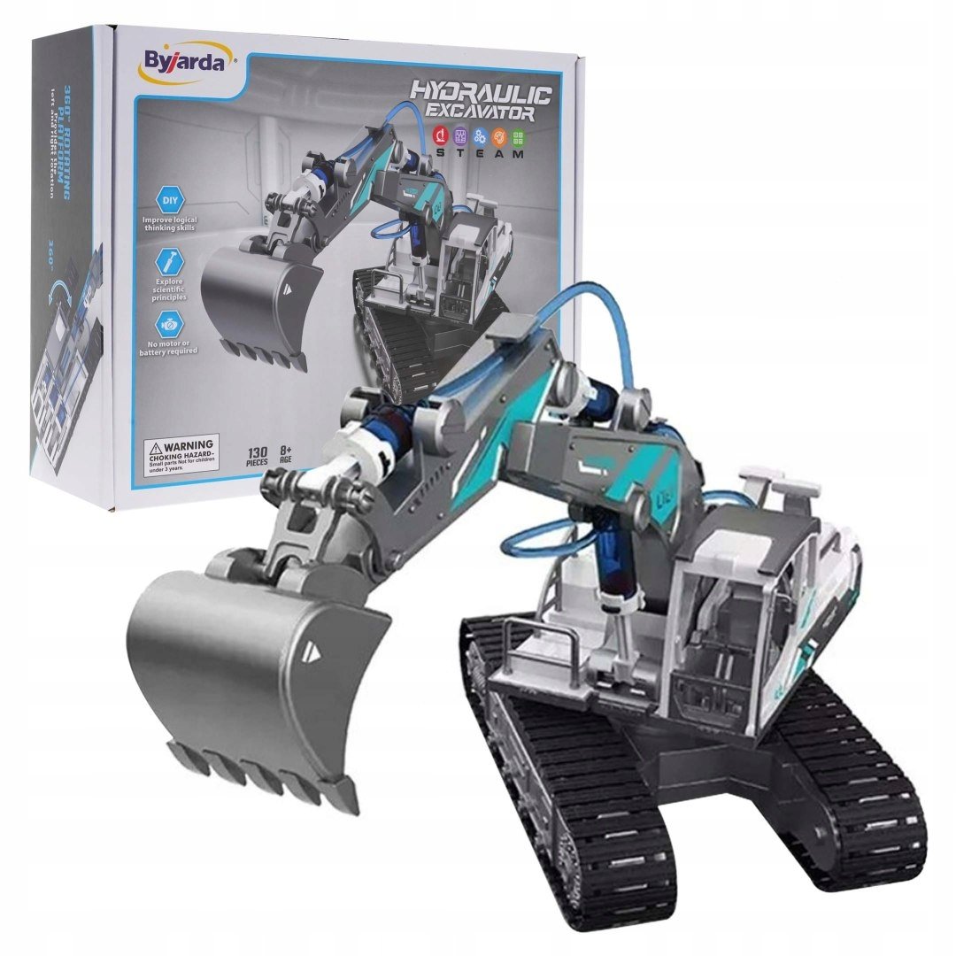Koparka Hydrauliczna do Składania dla dzieci 8+ Ruchome elementy + Części k