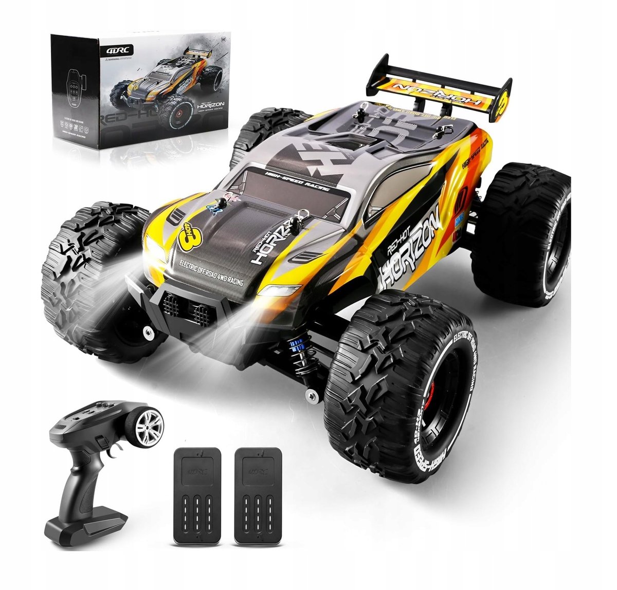 Zdalnie Sterowany Model Terenówka Buggy Monster Truck Rc 2X Aku 4X4 Drift