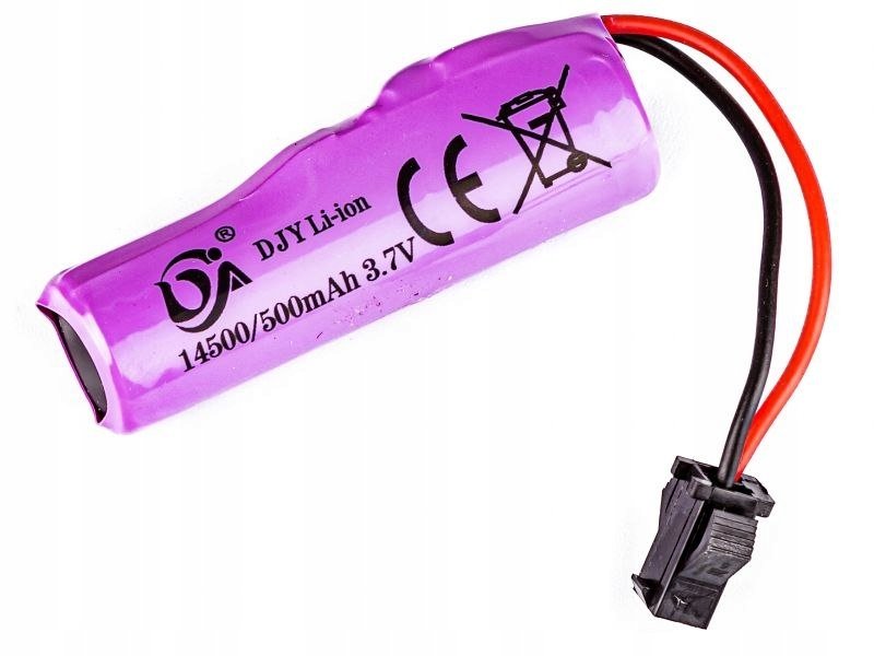 PAKIET LI-ION 3,7V 500MAH JST SM, AKUMULATOR DO SAMOCHODU DO DRIFTU SC24A B