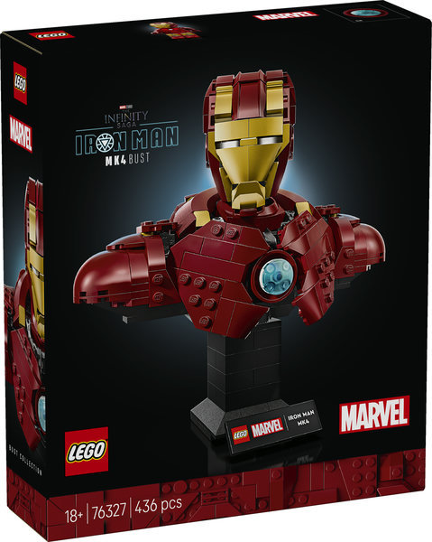 LEGO Marvel - Iron man Popiersie MK4 ZESTAW LEGO PREZENT DLA CHŁOPCA