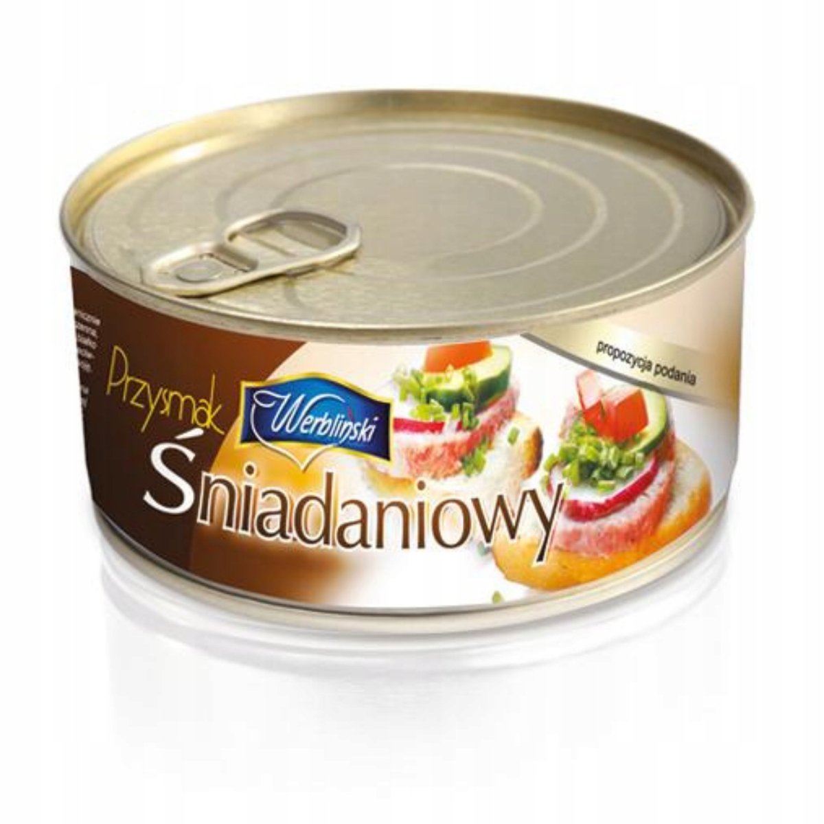 WERBLIŃSKI Konserwa Przysmak Śniadaniowy MIĘSNA PUSZKA 300G