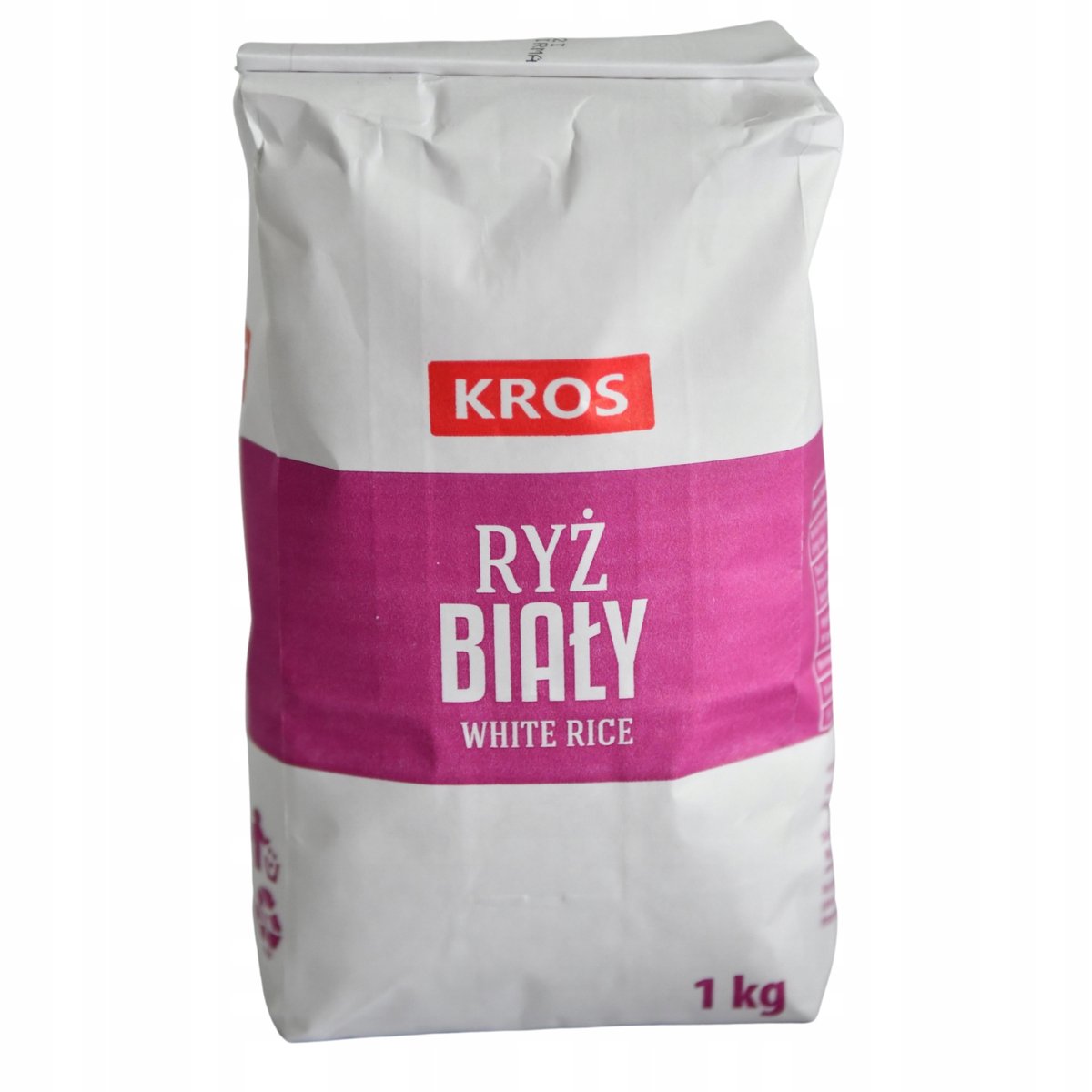Ryż Biały Długoziarnisty KROS 1KG NATURALNY WYSOKA JAKOŚĆ ŹRÓDŁO ENERGII