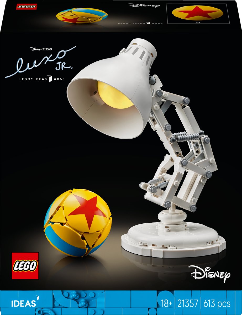 LEGO Ideas - Lampka Disney Pixar Luxo Jr klocki ZESTAW LEGO PREZENT DLA CHŁOPCA DZIEWCZYNKI DZIECI