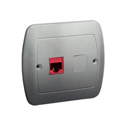Gniazdo komputerowe RJ45 kategoria 5e aluminiowy Simon Akord AF51/26