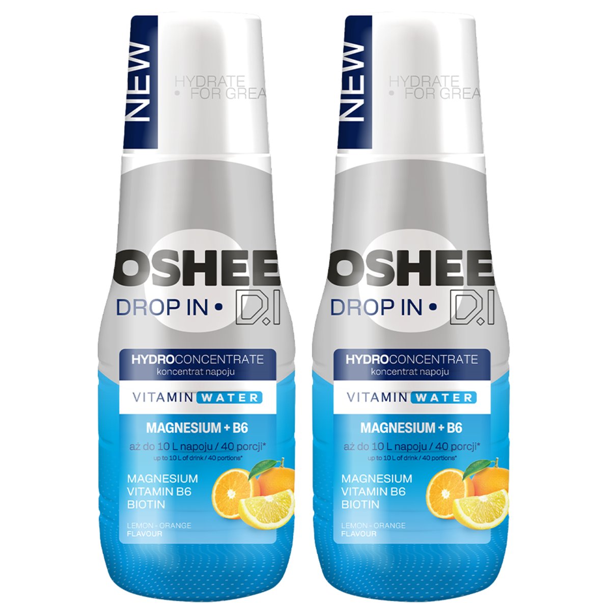 2x SYROP OSHEE DROP IN 500ML ELEKTROLITY WITAMINY MINERAŁY DO SATURATORA