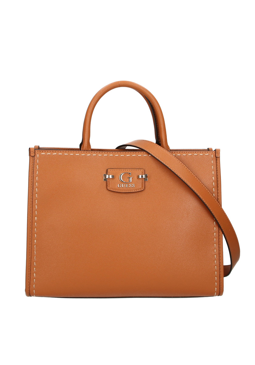 Tote 2 Comp Donna guess hwbg9637220-car Marrone