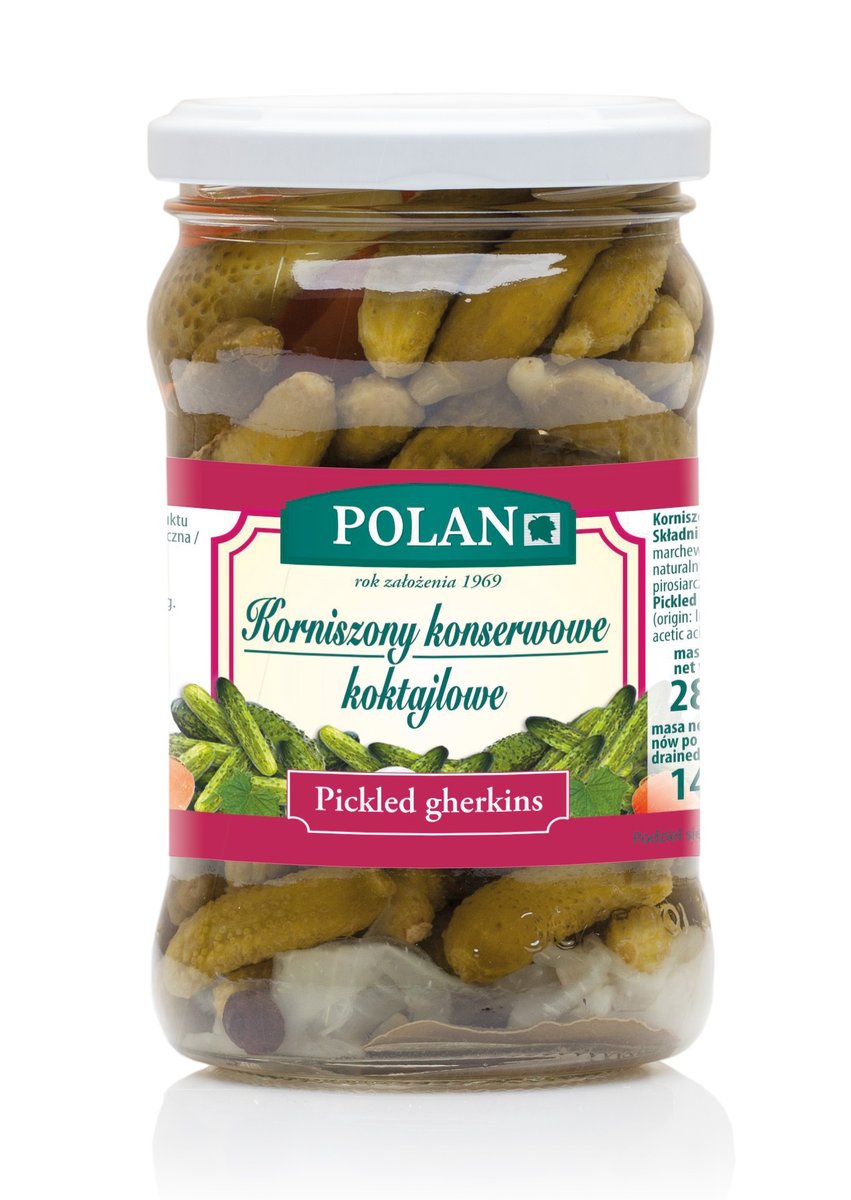 Polan Korniszony koktajlowe 280 g