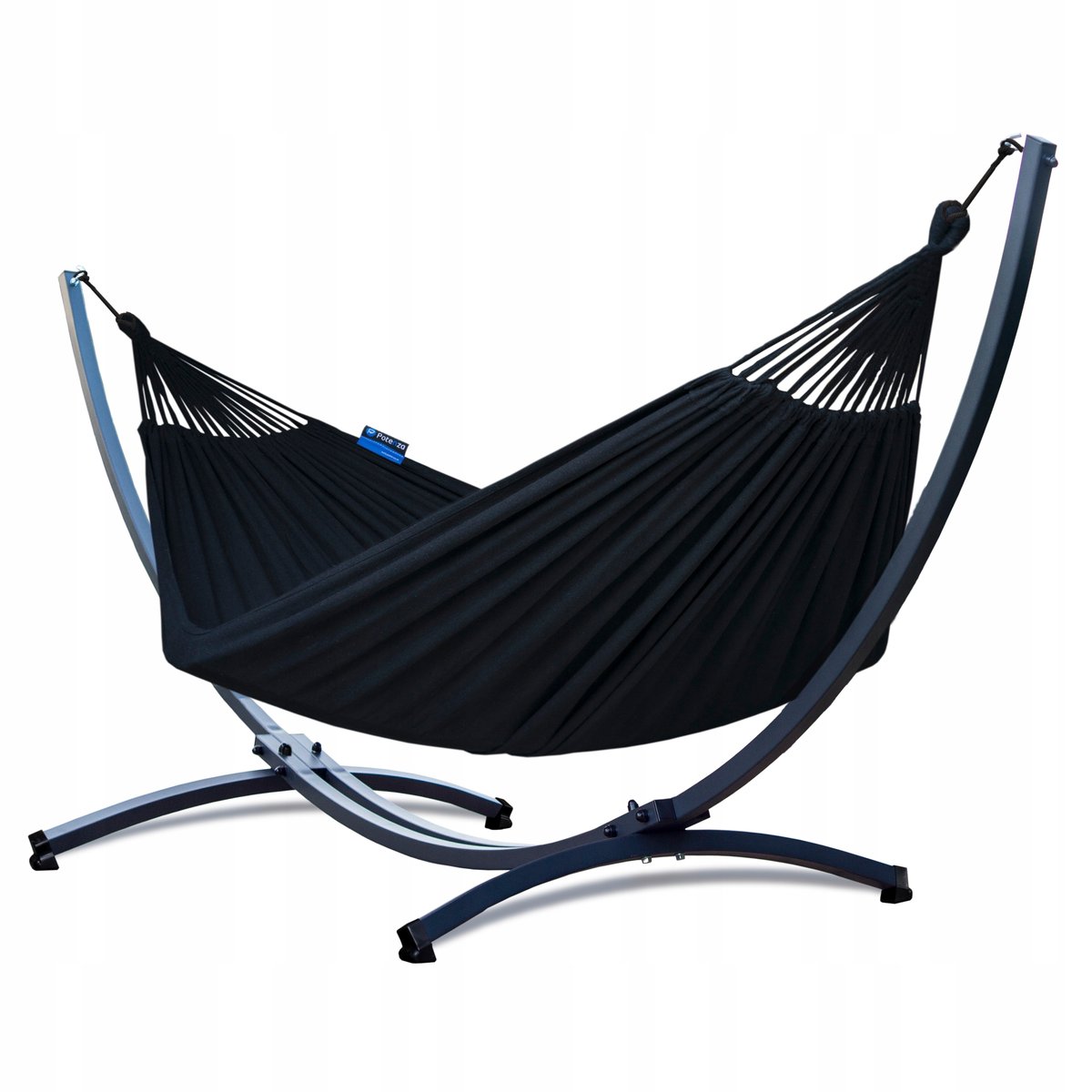 POTENZA hamak ze stelażem, stelaż stalowy 220kg + hamak ROMA XL 220x160cm