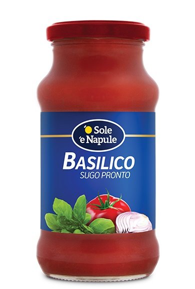 O'Sole e Napule Sos pomidorowy Basilico włoski pomidory z bazylią i czosnkiem w butelce 350g