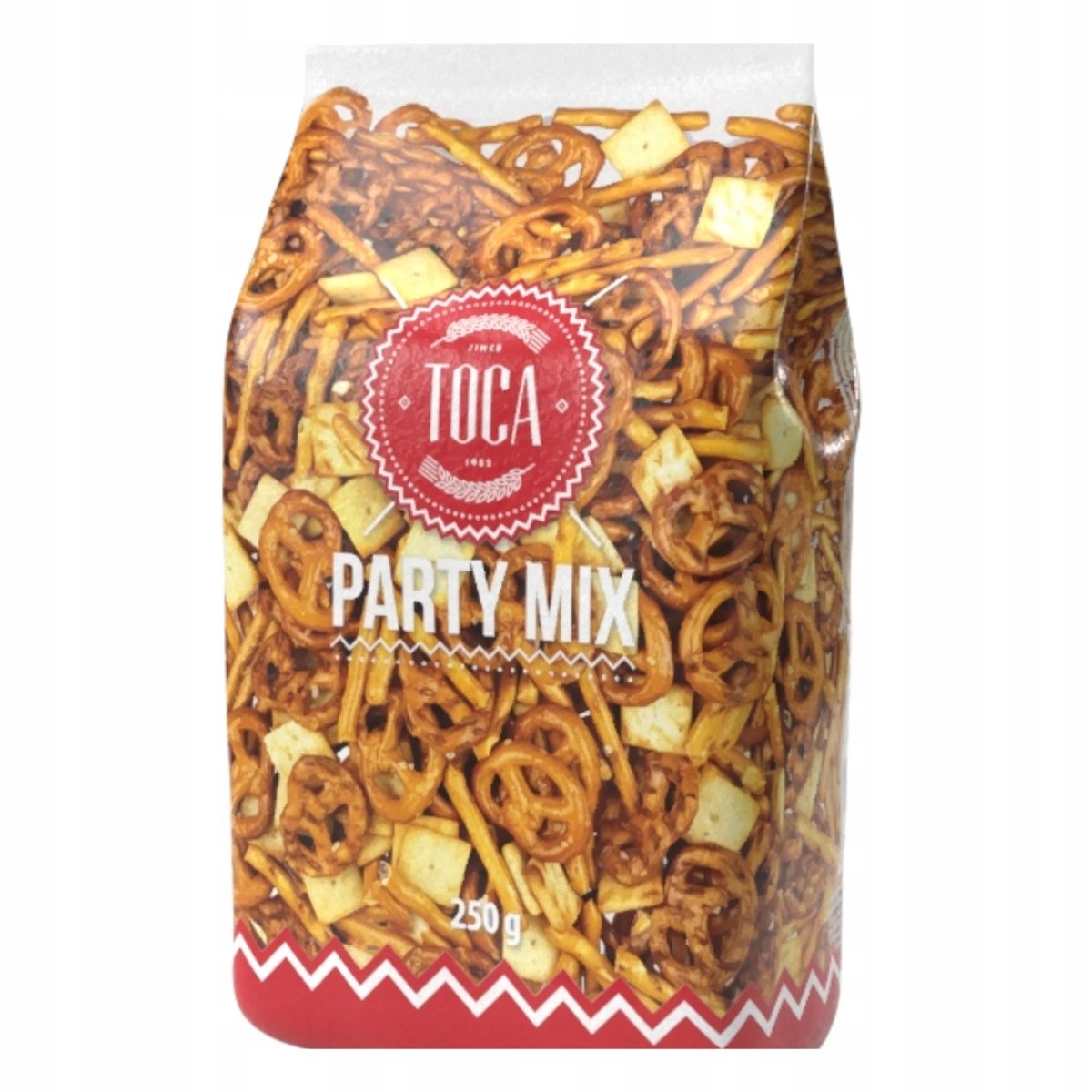 TOCA Słone Paluszki i Precelki Chrupiące Imprezowa Mieszanka 250 g