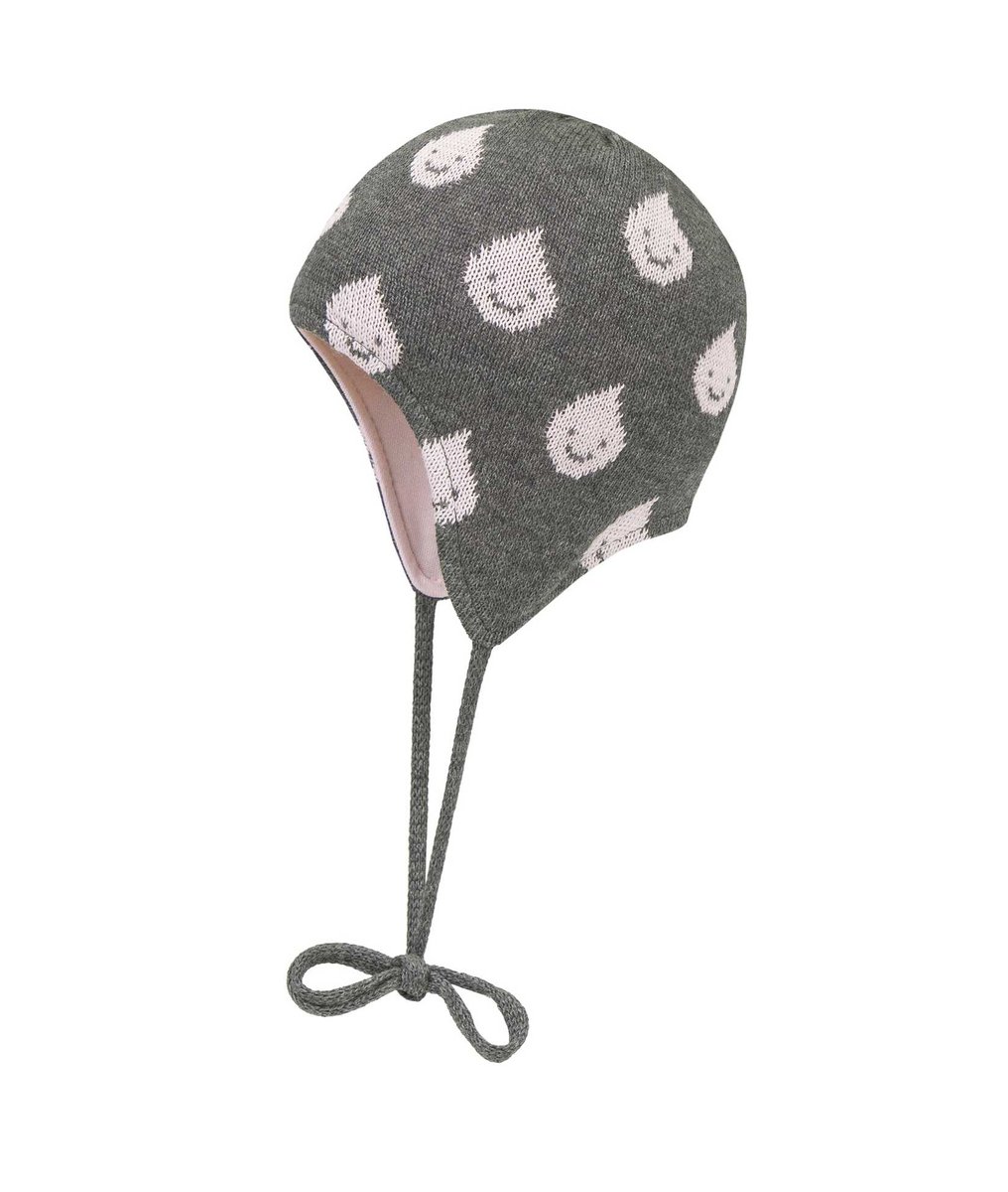 Czapka dziewczęca, szara, Döll