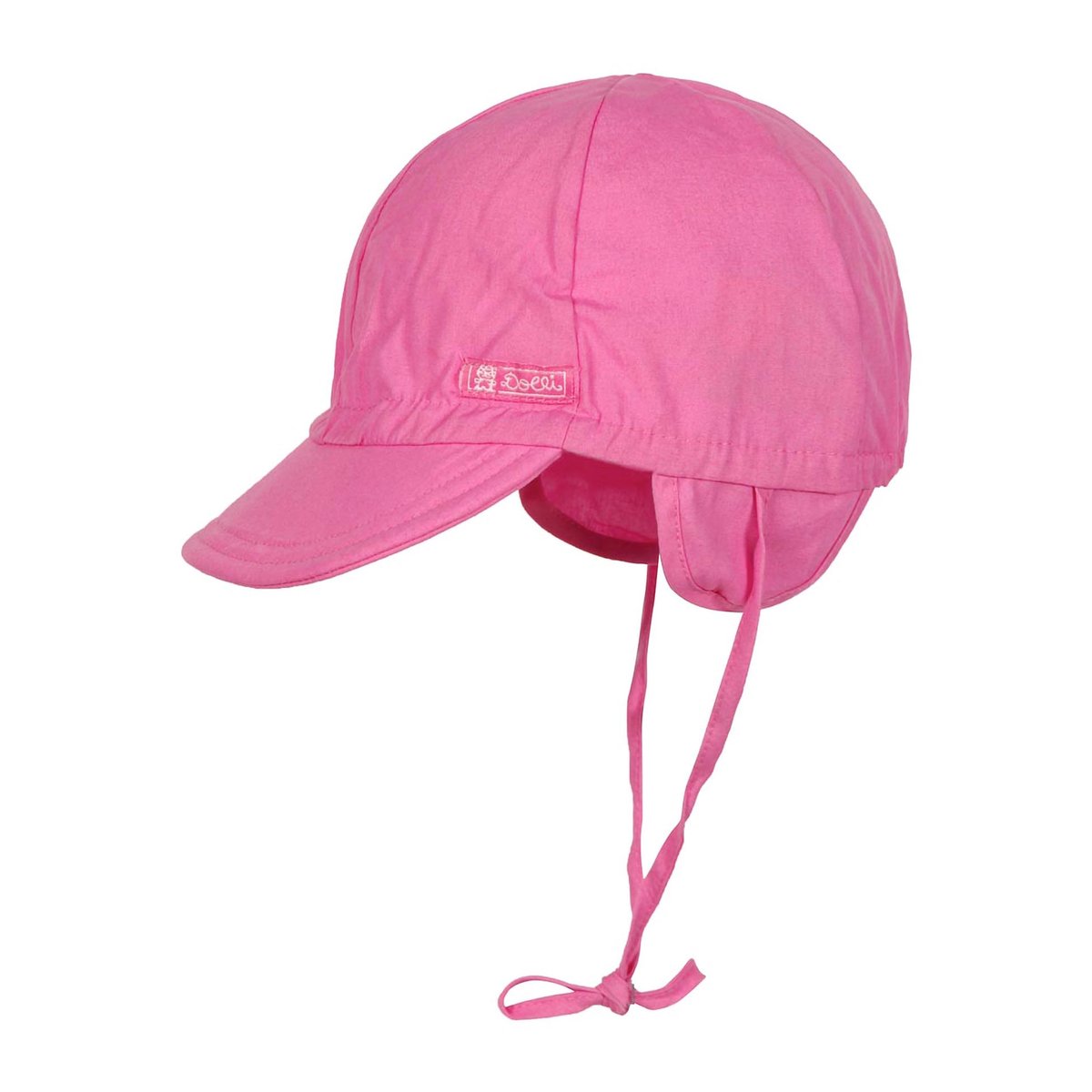 Dziewczęca czapka wiązana letnia różowa Döll r.47