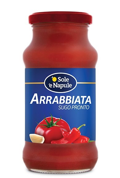 O'Sole e Napule Sos pomidorowy Arrabiata włoski pomidory z chilii i czosnkiem w butelce 350g