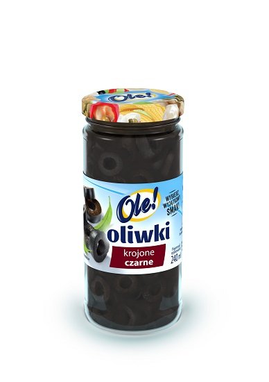 Ole! Oliwki czarne krojone 240 ml