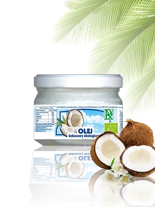 Radix Olej kokosowy rafinowany 180 ml eko
