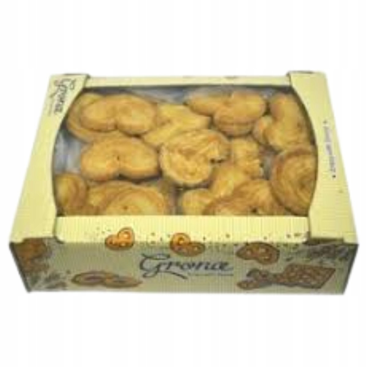 GRONA Ciastka Francuskie Serduszka Pyszne Ciasteczka Wysoka Jakość 700g