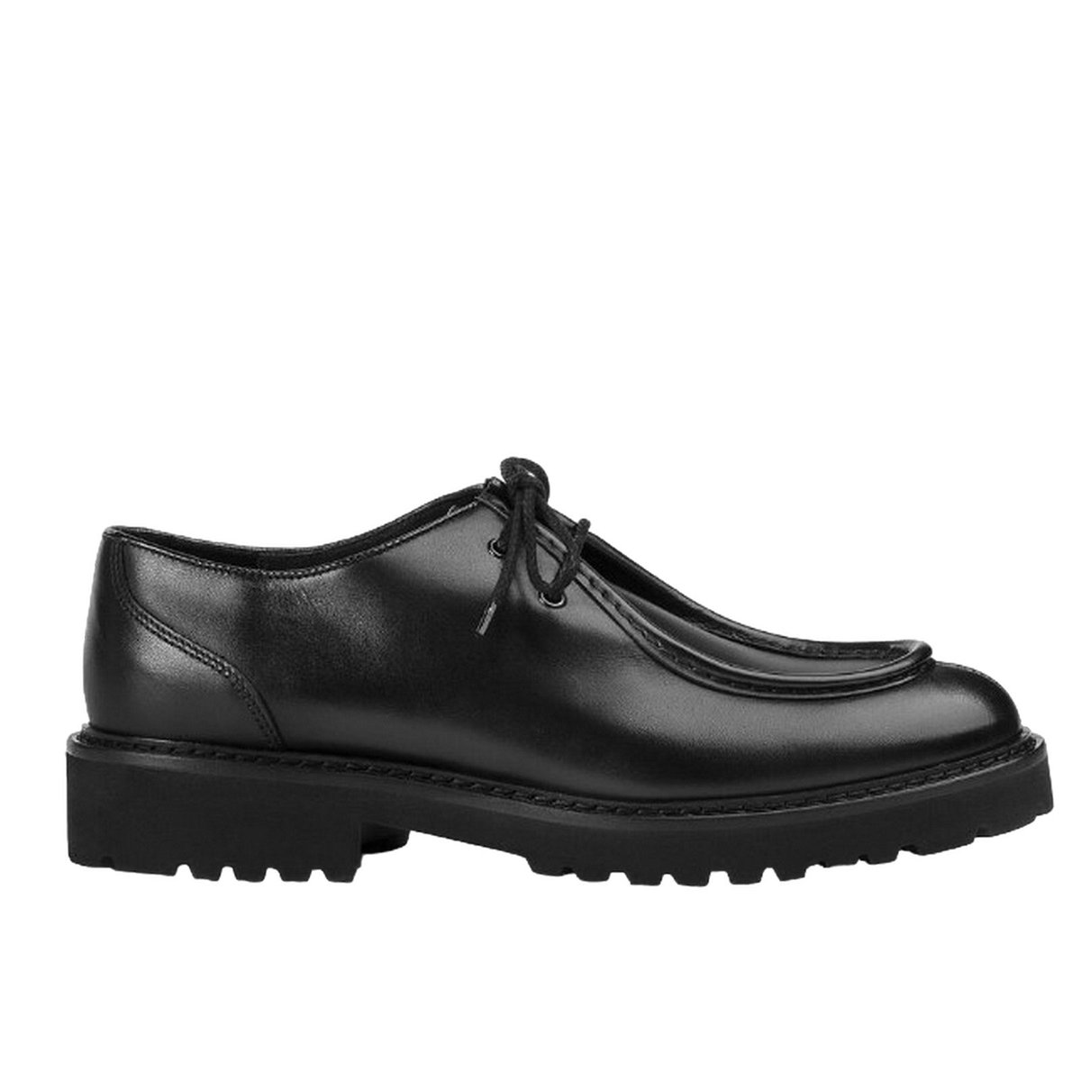 mocassini uomo doucal's - scarpa bordata - nero