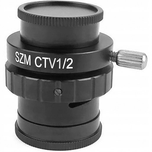 2x ADAPTER C-MOUNT SZ CTV 1/2 DO PODŁĄCZENIA KAMERY MIKROSKOP OPTYCZNY ZOOM