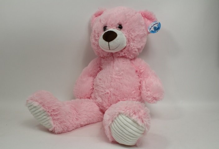 Miś pluszowy różowy 83cm w torbie 93888 38885