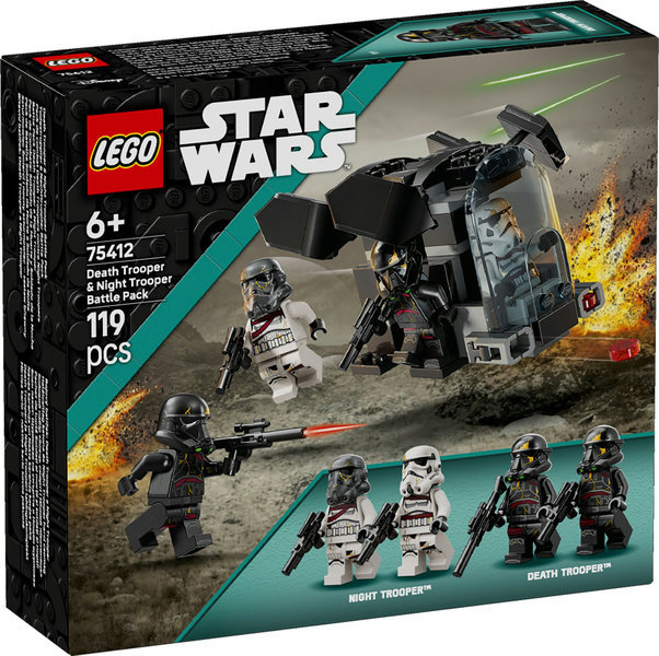 LEGO STAR WARS - Gwiezdne Wojny Battle Pack Szturmowiec Śmierci i nocny szturmowiec zestaw bitewny LEGO PREZENT DLA CHŁOPCA