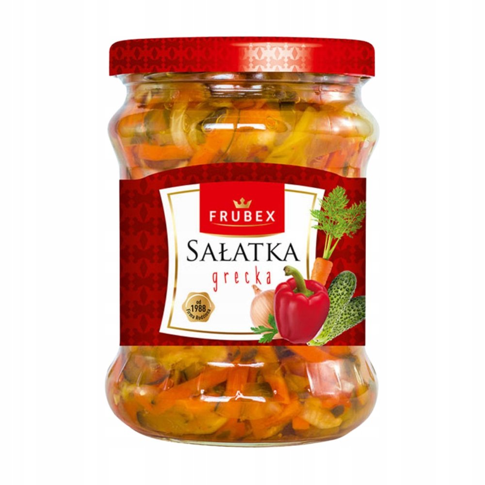 FRUBEX Sałatka Grecka Pyszna Sałatka Świetny Zdrowy Dodatek 900ml