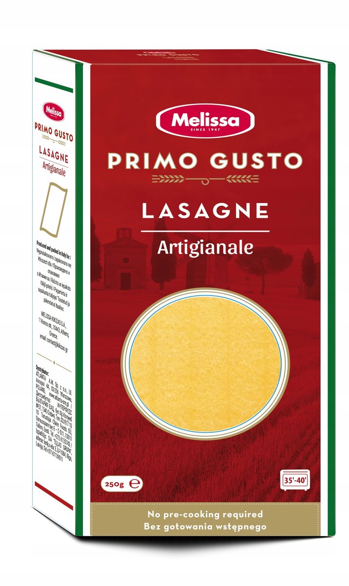 Primo Gusto Makaron Lasagne Artigianale 250g