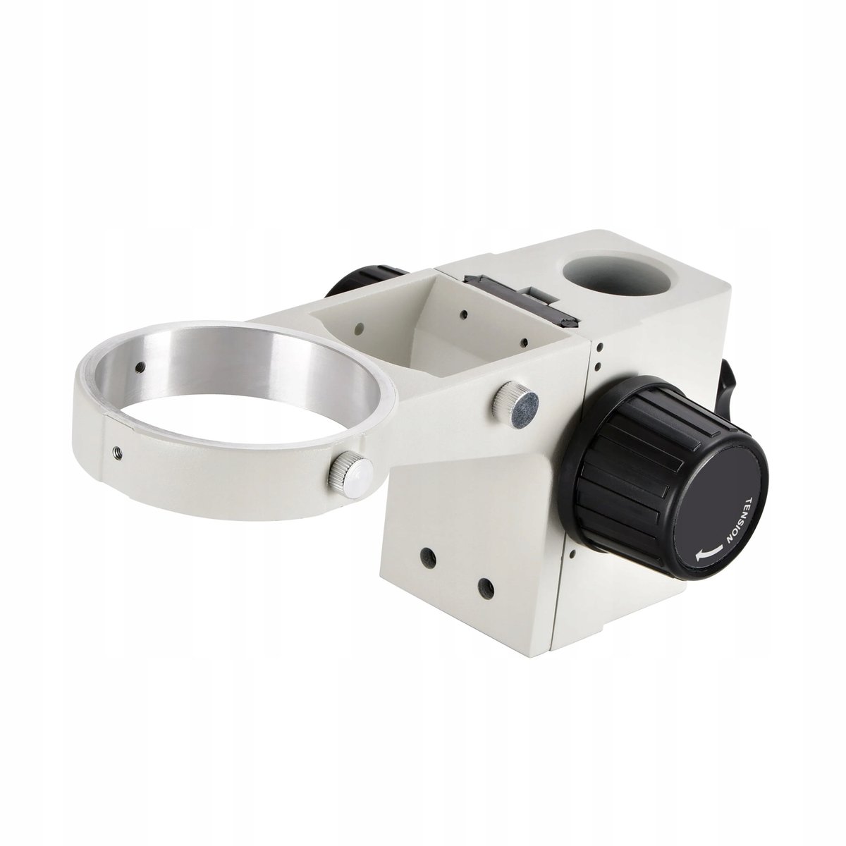 2x UCHWYT GŁOWICY STEREOSOKOPOWEJ DO MIKROSKOPU 76mm KAISI A1 BIAŁY