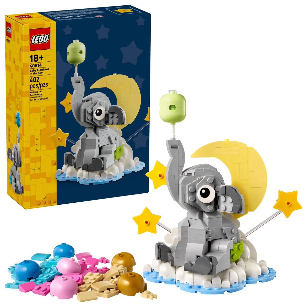 Lego Exclusive 40814 Słoniątko Na Niebie