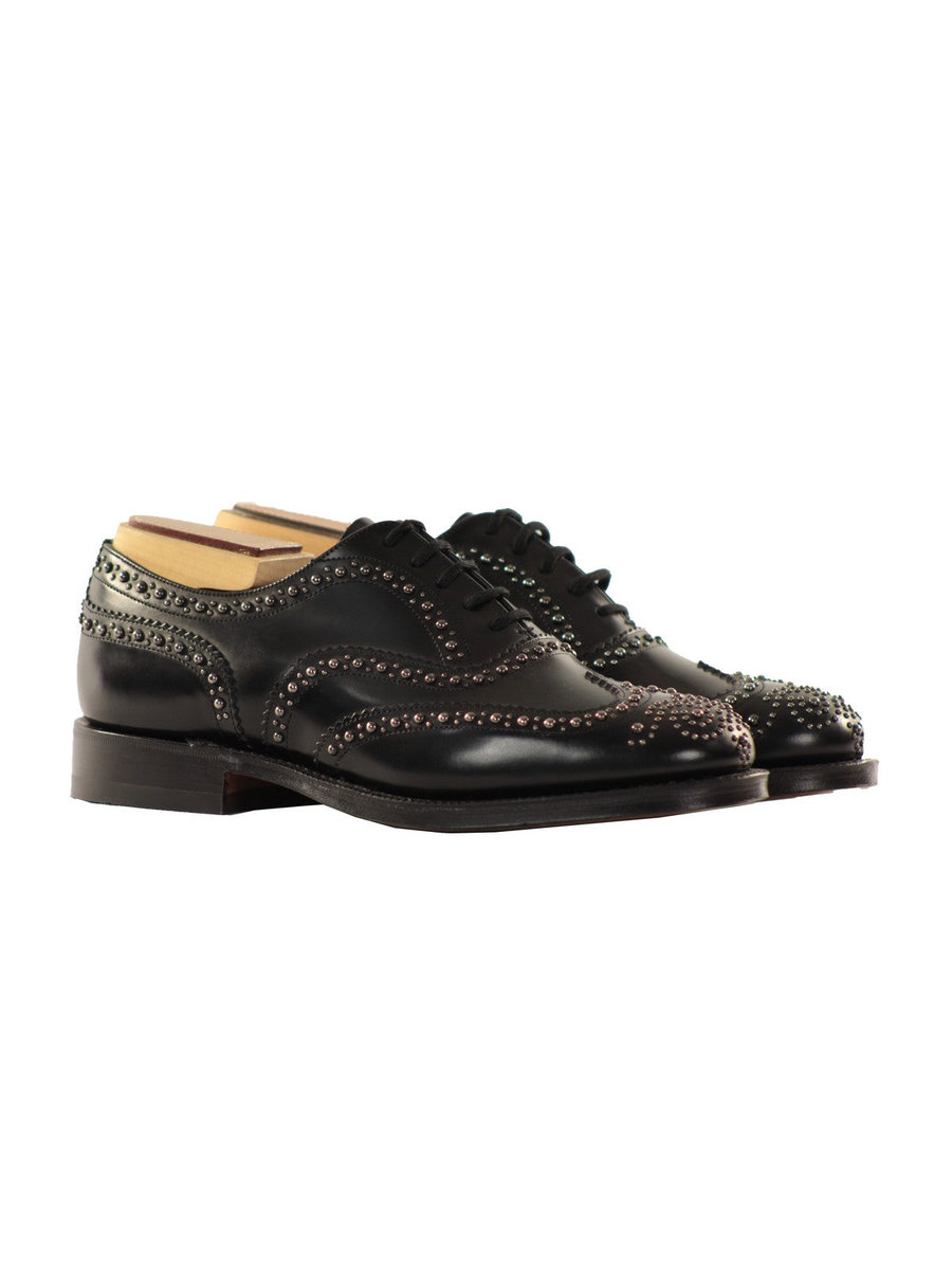 scarpe stringate basse uomo church's - burwood - nero