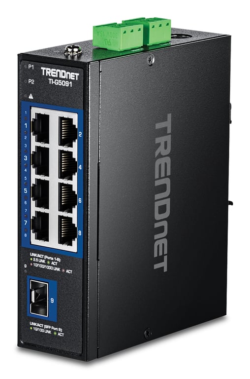 Trendnet TI-G5091 łącza sieciowe Nie zarządzany 2.5G Ethernet (100/1000/2500)