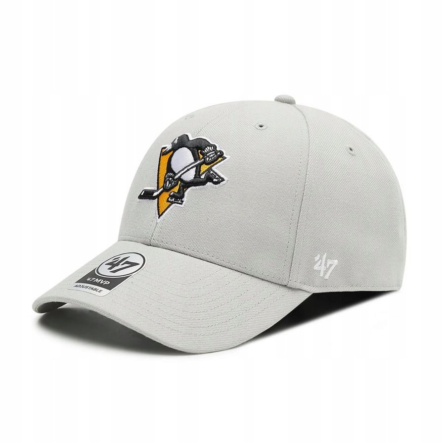 47 Brand czapka z daszkiem NHL Pittsburgh Penguins szary r. uniwersalny