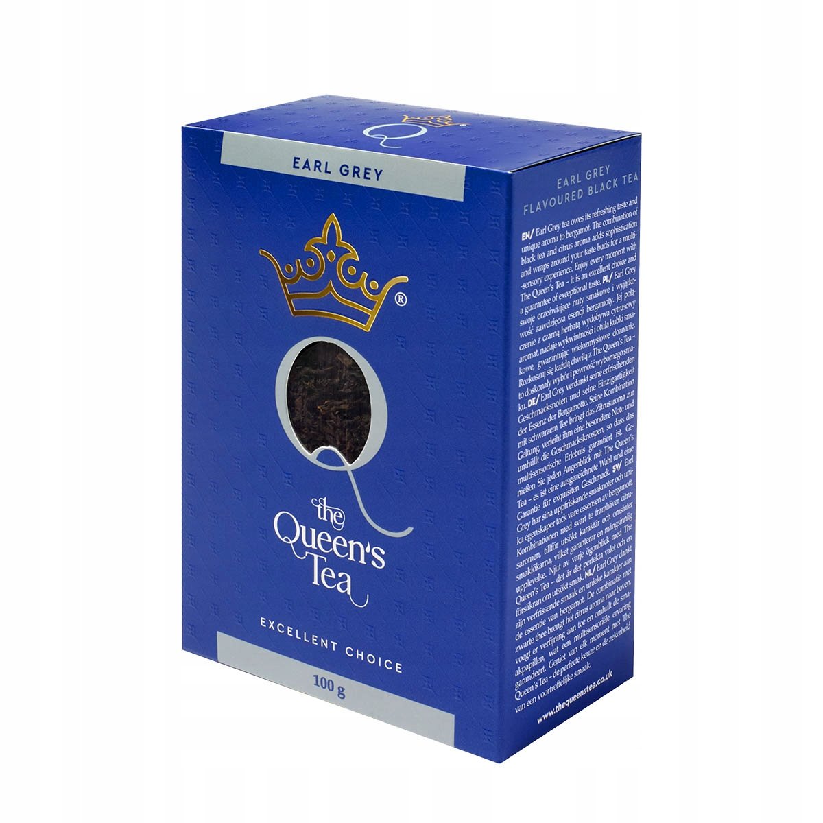 The Queen's Herbata Czarna liściasta Earl Grey 100g liść HERBATA PREMIUM