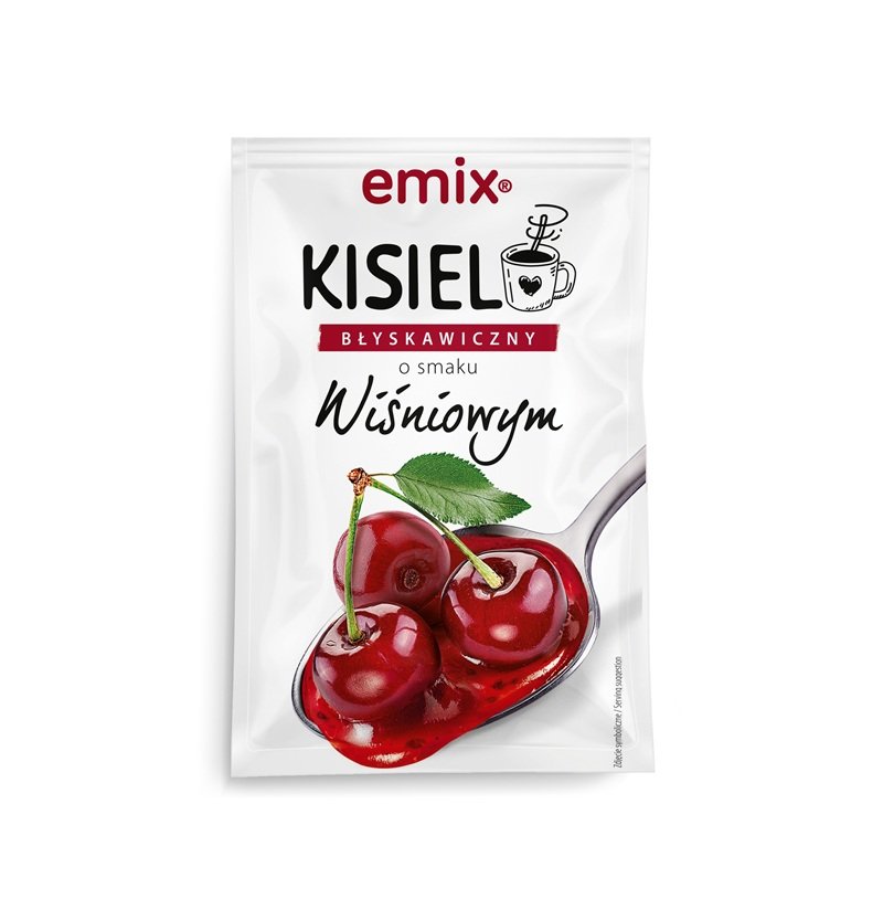 Emix Kisiel z kawałkami owoców - błyskawiczny wiśnia 30g