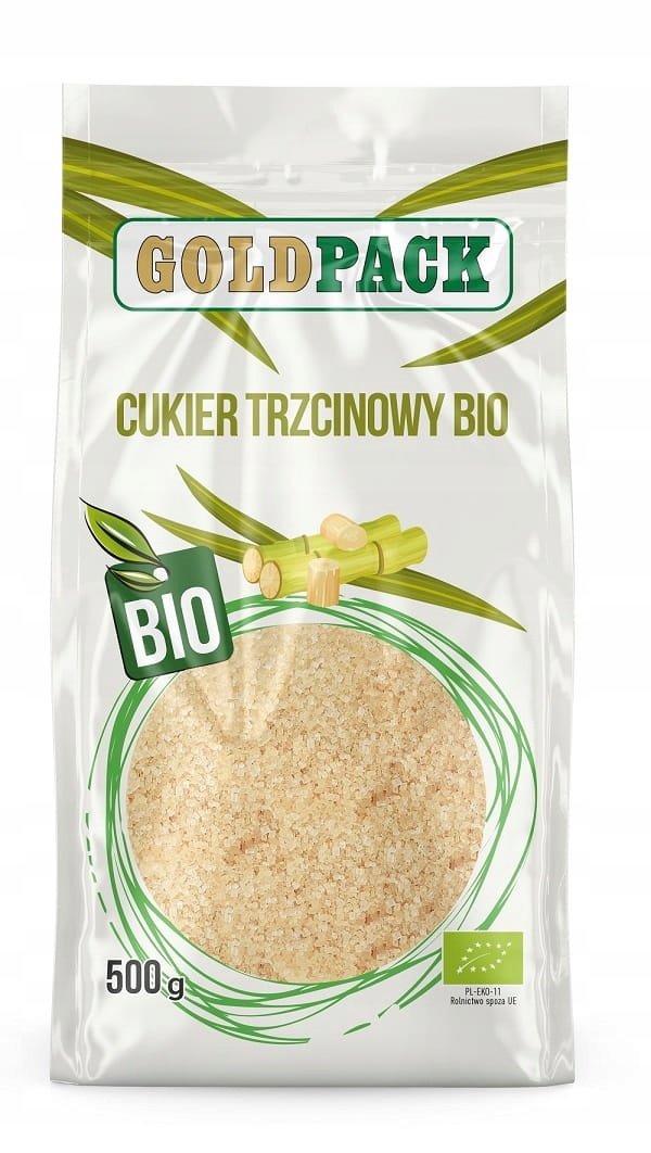Gold Pack Cukier trzcinowy BIO 500g