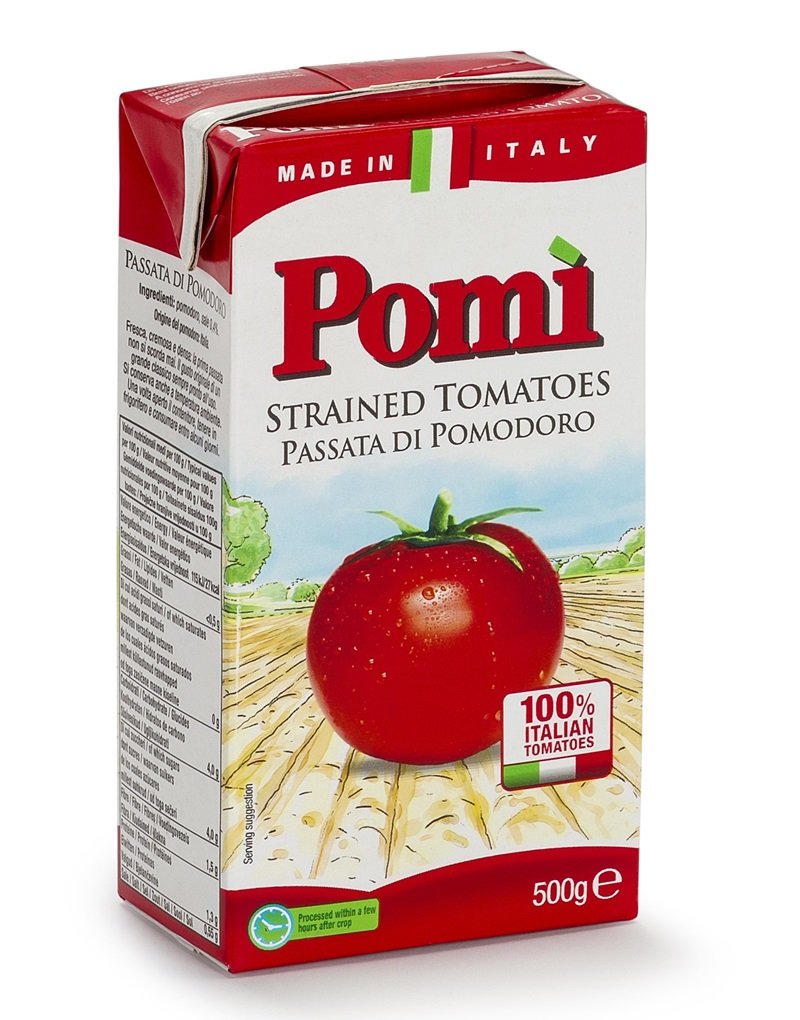 Pomi Pomidory krojone, kart. 500g