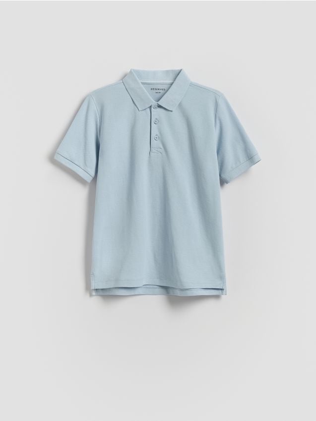 Reserved - T-shirt polo - jasnoniebieski