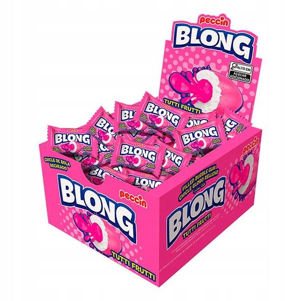 BLONG GUMA BALONOWA Z NADZIENIEM TUTTI FRUTTI (5G) 40SZT