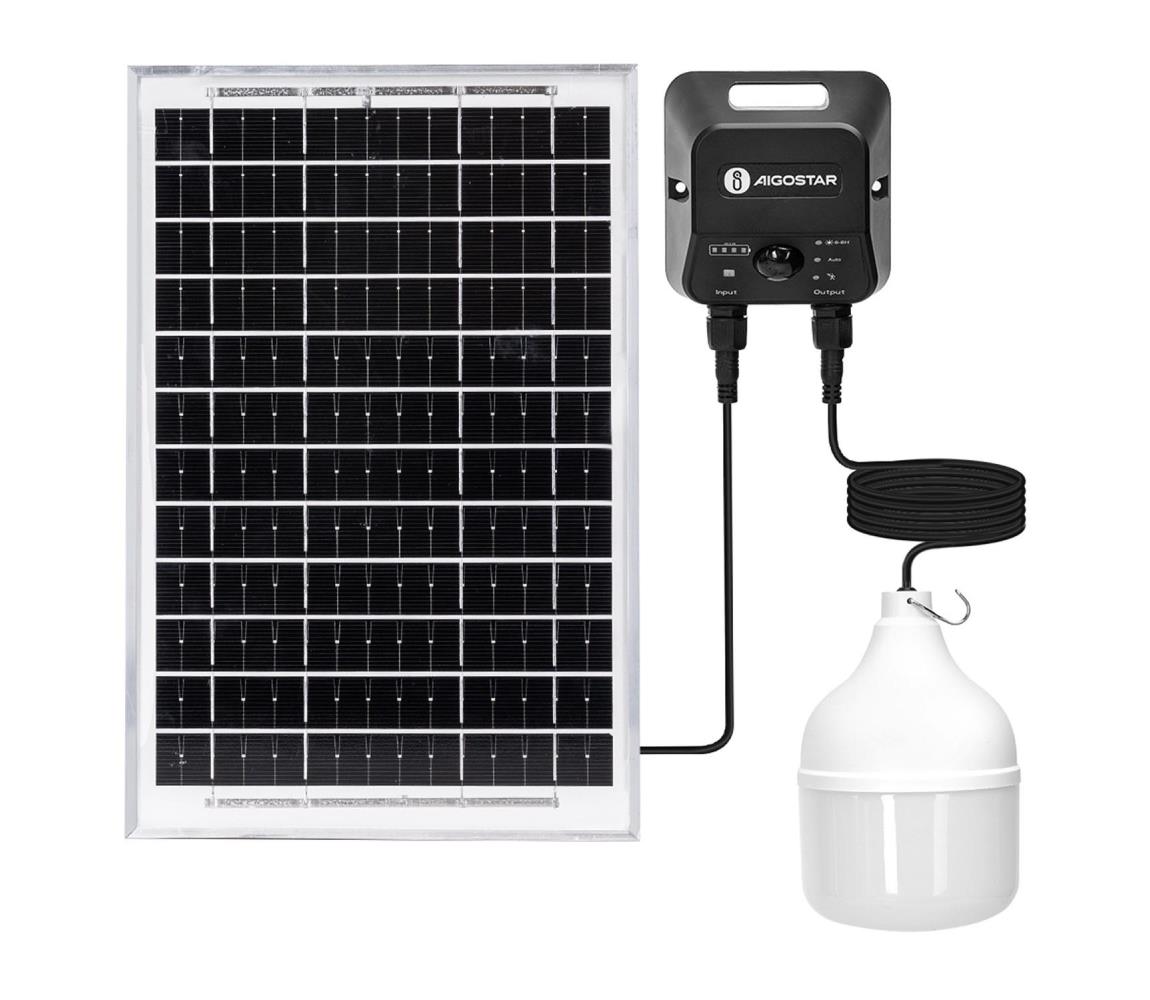 Aigostar - LED Żyrandol solarny z czujnikiem LED/70W/12V 6000 mAh 6500K śr. 12 cm