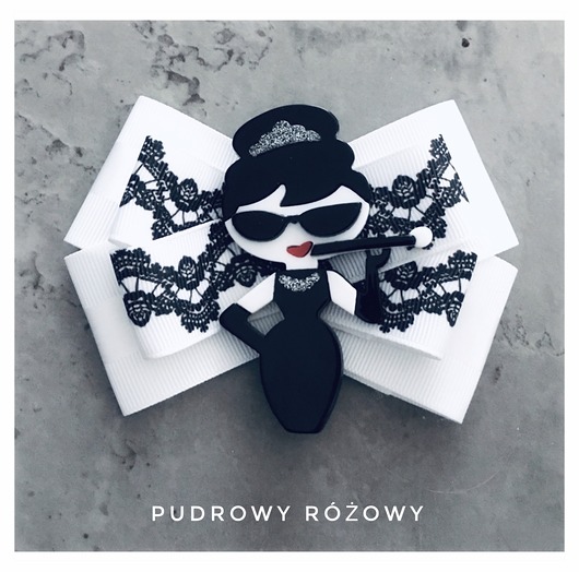 Brosza Audrey Glamour Nowa Kolekcja 1 szt