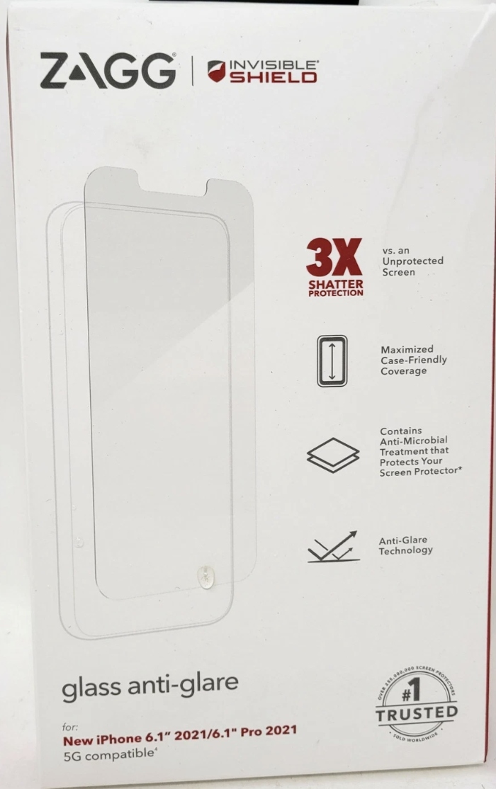 Szkło hartowane Zagg Anti-Glare do Apple iPhone 13 / iPhone 13 Pro