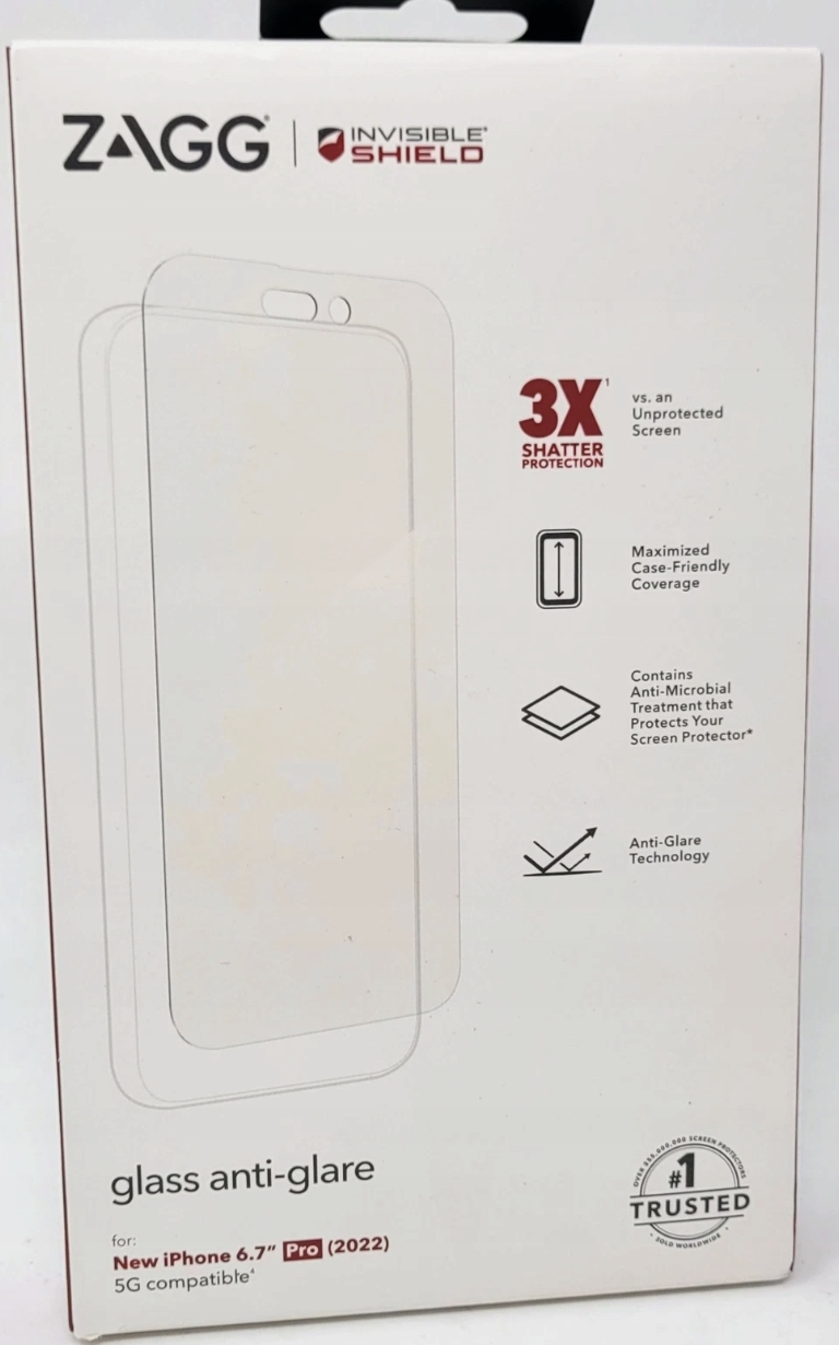 Szkło hartowane Zagg Anti-Glare do iPhone 14 Pro Max
