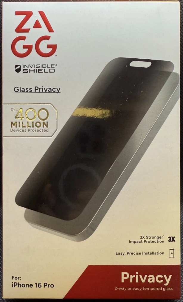 Szkło hartowane Zagg Invisible Shield do iPhone 16 Pro