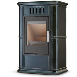 FLAMA Piec kominek kaflowy OLBIA Olive 7,5 kW