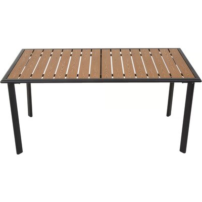 Stół ogrodowy PATIO Solar Brązowo-czarny