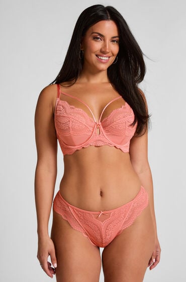 Hunkemöller Brazyliany Robijn Różowy