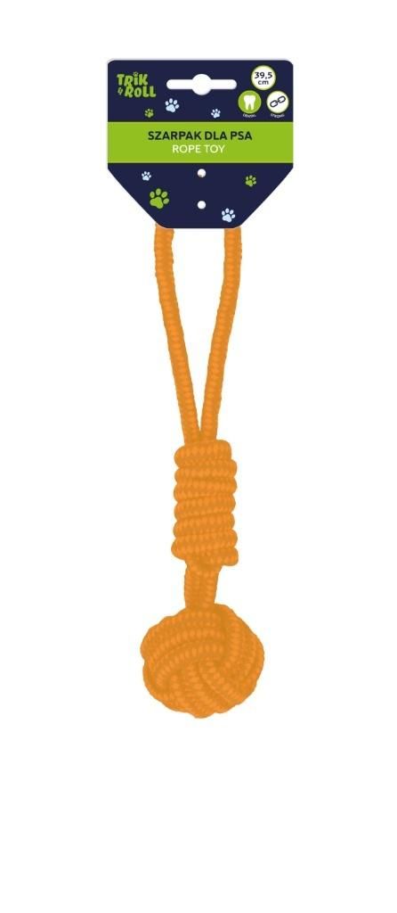 Zabawka dla psa Szarpak 39,5 cm pomarańczowy TRIKROLL 560879