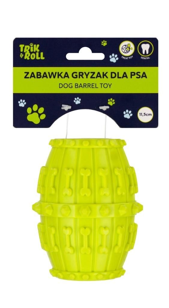 Zabawka dla psa Gryzak smaczek 11,5cm limonkowy TRIKROLL 560864