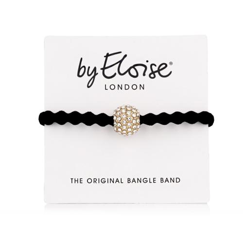 By Eloise London Bling Charms Snow Ball Black Gumka do włosów 1 szt Odcień Black
